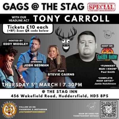 special comedy night at the stag